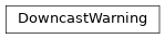 Inheritance diagram of auto_uncertainties.exceptions.DowncastWarning